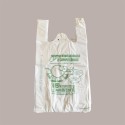 Shopper Bio Grandi Monouso a Strappo Elefante, 30+10+10H60cm 500 Pezzi, Bianco, Manico a Bretella [48e3ddfc]