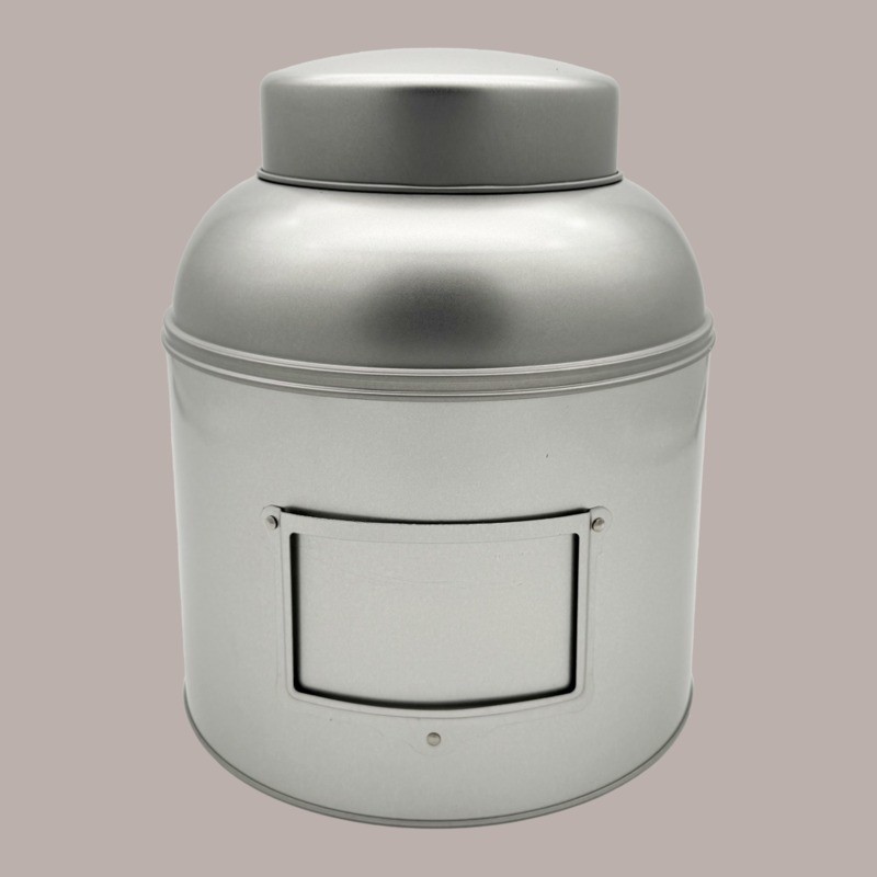 1 Pz Barattolo in Latta Caddy Maxi Portaspezie Alluminio Argento 203x243 mm [f3dbd51b]