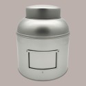 1 Pz Barattolo in Latta Caddy Maxi Portaspezie Alluminio Argento 203x243 mm [f3dbd51b]