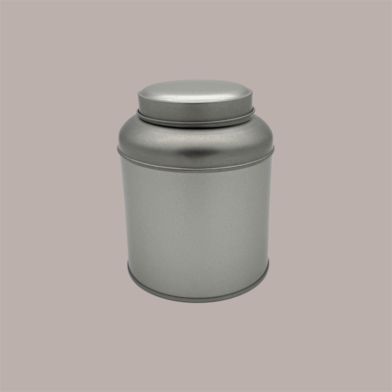 3 Pz Barattolo in Latta Caddy Grande Portaspezie Alluminio Argento 100x130 mm [c63a8b00]