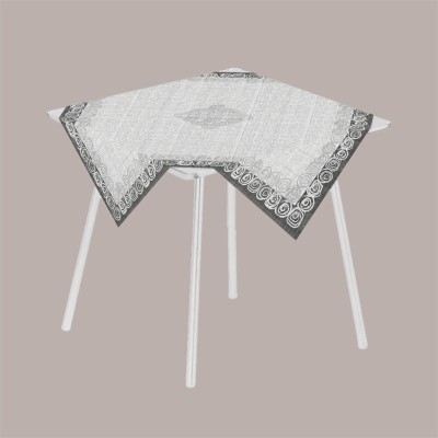 25 Pz Tovaglia in Carta Airlaid Mono Rossella Nero 100x100 cm [1f1e29a3]