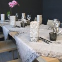 25 Pz Tovaglia in Carta Airlaid Mono Rossella Nero 100x100 cm [c6386aae]