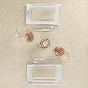 25 Pz Tovaglia in Carta Airlaid Mono Fabric Avorio 100x100 cm [54dc3c95]