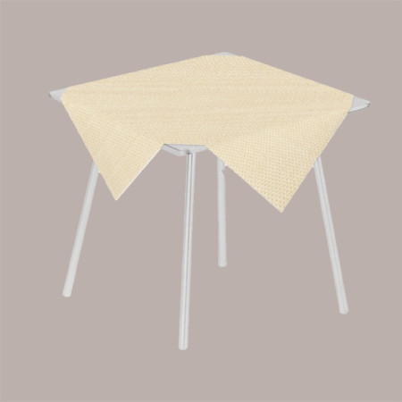 25 Pz Tovaglia in Carta Airlaid Mono Starlet Avorio 100x100 cm [05cd35cf]