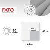100 Pz Tovaglioli Carta Airlaid Monouso Grigio 40x40 cm [f6acf55f]