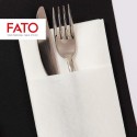 100 Pz Tovaglioli Carta Airlaid Monouso Nero 40x40 cm [782e2fd1]
