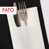 100 Pz Tovaglioli Carta Airlaid Monouso Nero 40x40 cm [782e2fd1]