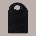 200 Pz Bavaglio Bavì Nero in Tessuto TNT Monouso 37x57 Cm [1769df84]