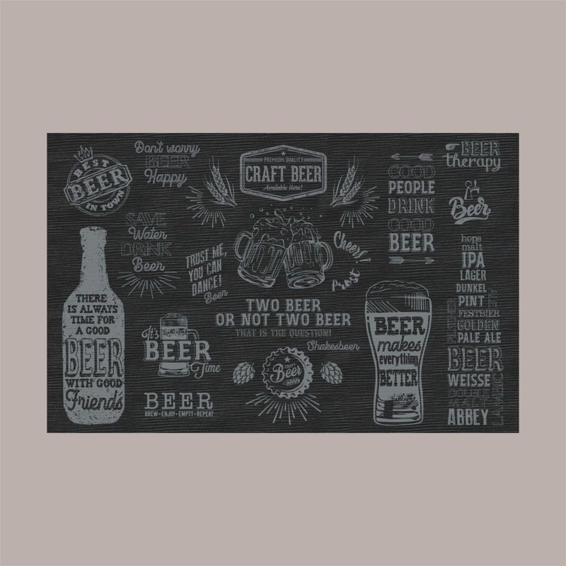 400 Pz Tovaglietta Carta Ecoblack Birra 30x44 cm [19306e87]