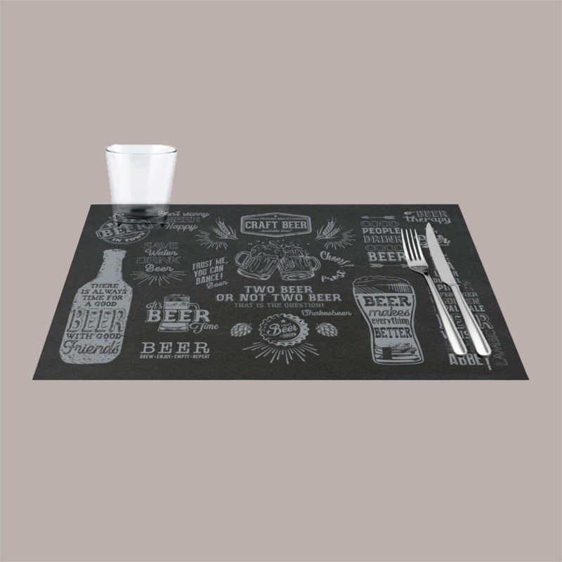 400 Pz Tovaglietta Carta Ecoblack Birra 30x44 cm [c0162d8a]