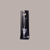 20 Pz Shopper Porta Bottiglia da 750 ml in Plastica Nera Stampa Wine 16+10x38 Cm [d2fdfe8e]