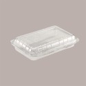 100 Pz Vaschetta + coperc. PET rettangolare 700 cc [a8a1c28b]