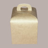 20 Pz Scatola per Confezione Regalo Porta Piccolo Panettone da 100gr in Cartoncino Avana 10x10x10 cm [afedba69]
