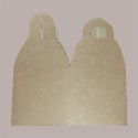 Scatola Porta Panettone Piccolo da 100gr in Cartoncino Avana 10x10x10 cm 20 pezzi [aabdfd77]