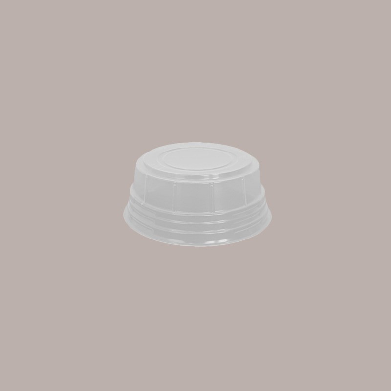Coperchio a Cupola Trasparente per Coppette Carta Gelato 80/100/120cc 60 Pezzi [4e271647]