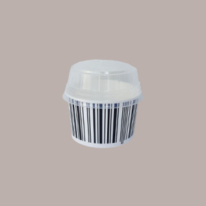 Coperchio a Cupola Trasparente per Coppette Carta Gelato 80/100/120cc 60 Pezzi [489ef9cd]