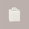 Scatola Quadrello Porta Panettone Alto e Pandoro in Carta Fibra Bianco 21x21x22 cm 10 Pz [b0fa6499]