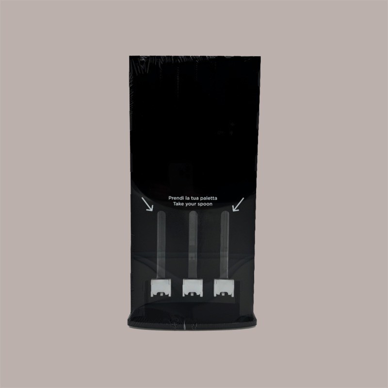 Dispenser Automatico Porta Palette Gelato a 3 Piste Colore Nero [5be9886c]