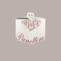 Scatola Quadrello Grafica Idea Rosso Porta Panettone Basso in Carta 24,5x24,5x19 cm 10 Pezzi [79dba8e4]