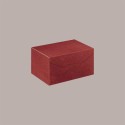 Segreto Scatola in Carta Seta Bordeaux Porta 4 Bottiglie Orizzontali 325x175x180 mm 10 pezzi [f4943a42]