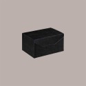 Segreto Scatola in Carta Seta Nero Porta 4 Bottiglie Orizzontali 325x175x180 mm 10 pezzi [736bddf2]