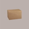 Segreto Scatola in Carta Avana Porta 6 Bottiglie Orizzontali 325x255x180 mm 10 pezzi [de4813f9]