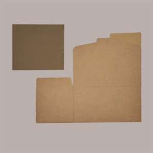 Segreto Scatola in Carta Avana Porta 6 Bottiglie Orizzontali 325x255x180 mm 10 pezzi [b523d6ee]