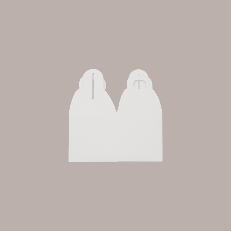 Scatola per Confezione Regalo Porta Piccolo Panettone da 100gr in Cartoncino Fibra Bianco 10x10x10 cm 20 Pezzi [5c3d798f]