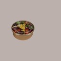 50 Pz Coppa Insalata Ciotola Carta Avana  Asporto 1200 cc dm18 [da350996]