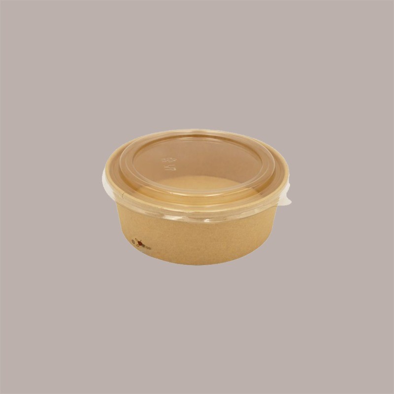 50 Pz Coppa Insalata Ciotola Carta Avana  Asporto 750 cc dm15 [d6cb4ad3]