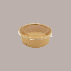 50 Pz Coperchio Trasparente in PET per Coppa Insalata 750/1000 cc [891c08bc]