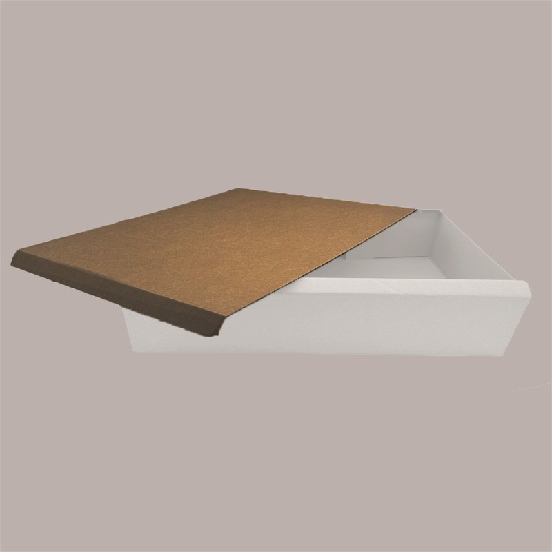 Coperchio per Scatola in Carta Colore Avana 790x390 10 Pezzi [8d56b899]