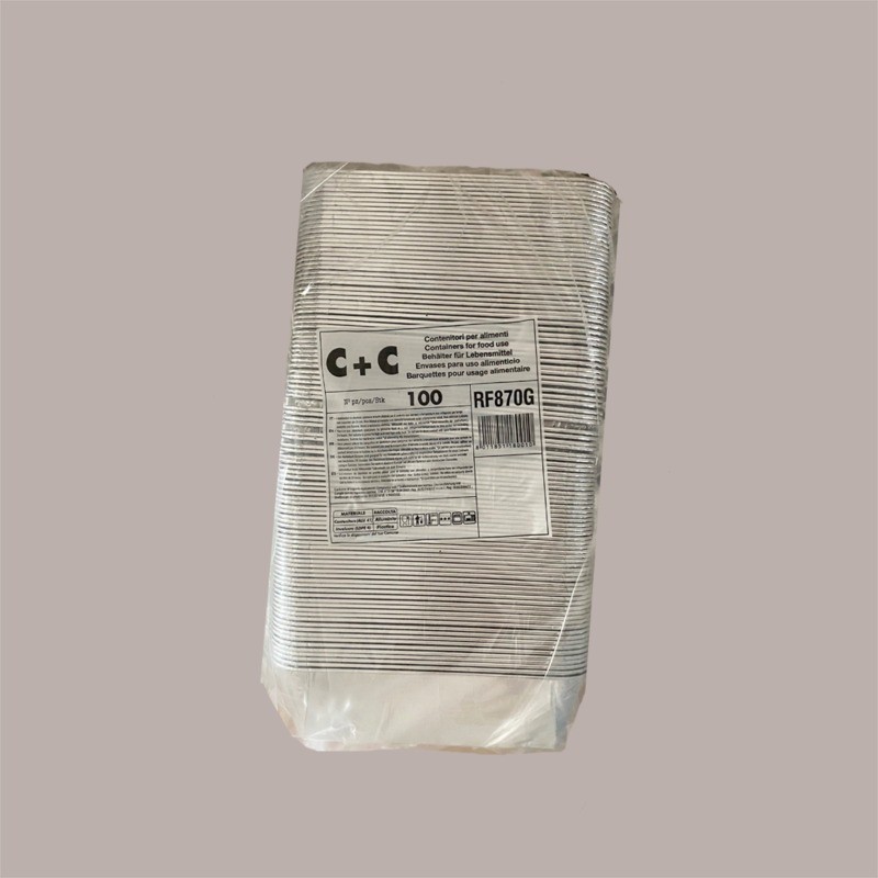 Vassoio per Plumcake in Alluminio RF870G 23x10 cm 100 Pezzi [794eefef]