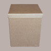 Scatola Baule con Coperchio Carta Onda Avana 300x300H300 mm 5 Pezzi [e584731b]