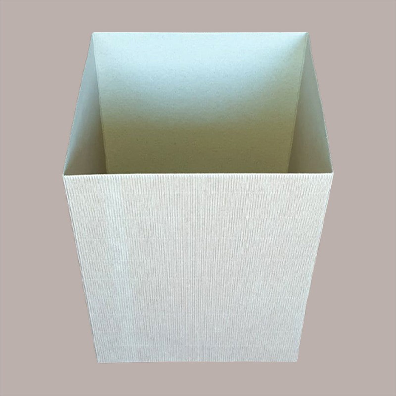 Scatola Baule con Coperchio Carta Onda Avana 300x300H300 mm 5 Pezzi [5299b21f]