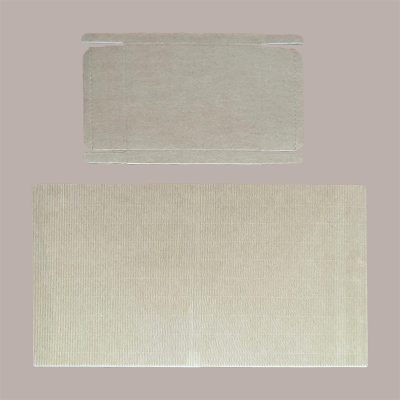 Scatola Baule con Coperchio Carta Onda Avana 300x300H300 mm 5 Pezzi [e0d43405]