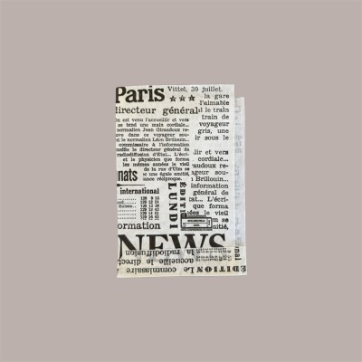 Porta Piadina o Panino in Carta Antiunto Grafica Giornale 15x24 cm 500 pezzi [69d3ed36]