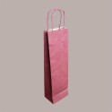 Borsa Busta Carta Bordeaux porta 1 Bottiglia 750 ml con Manico in Cordoncino 12+8.5x39cm 20 Pezzi [7b1fbc6e]