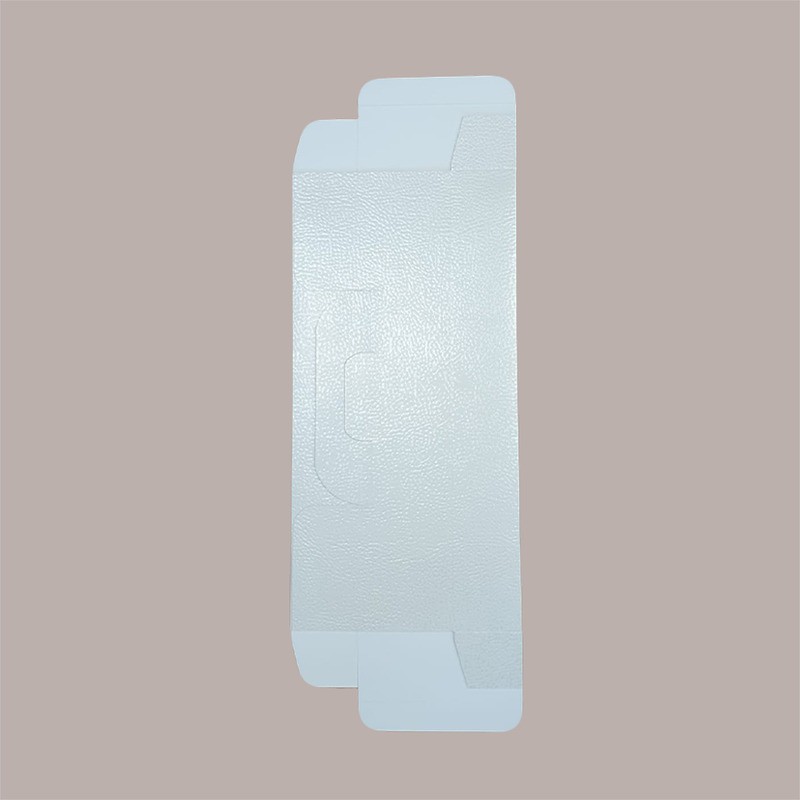 Scatola Porta Strudel in Cartoncino Bianco grafica effetto pelle 34x12H5cm 10 pezzi [81db87e3]