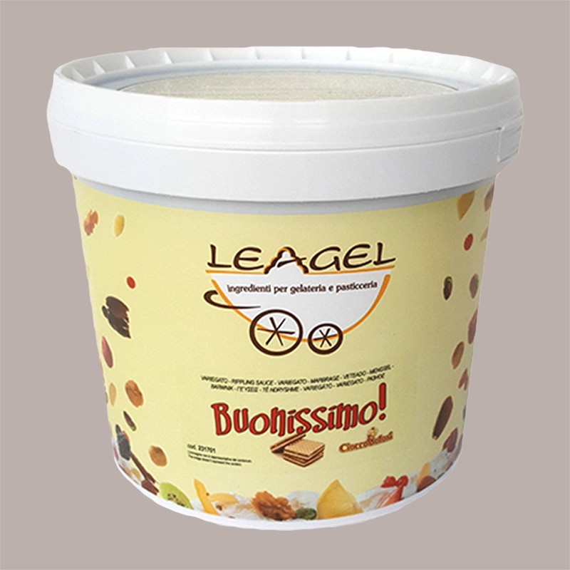 Variegato Buonissimo Gusto Wafer Nocciola e Cacao per Gelato Yogurt Dessert Leagel 4 Kg [9bc03c9b]