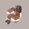 Biscotto Croccante al Cacao Mini Bon per Biscotto Gelato Break&Go 1070 pezzi [e8a01206]