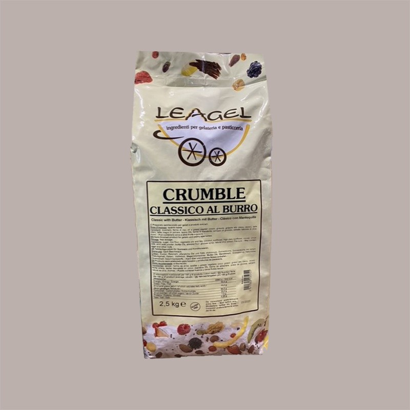 Crumble al Burro Granella Croccante Senza Glutine Leagel 2,5 Kg [7c5d4a2c]