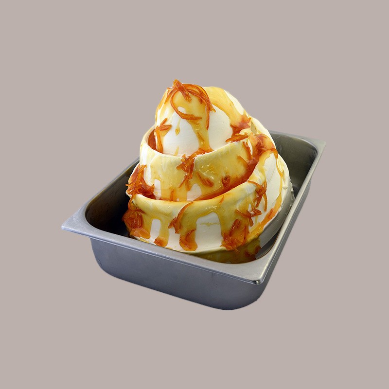 Variegato Frutta al Gusto Arancia con Scorze ideale per Gelato Dessert Leagel 2 Kg [45e77a6b]