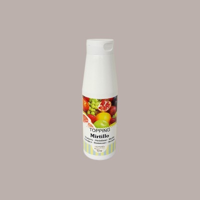 Topping al Gusto Mirtilllo Salsa Dolce ideale per Gelato Dessert Yogurt Leagel 1 Kg [245cef01]