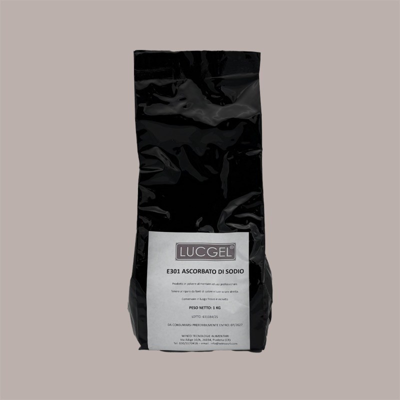Ascorbato di Sodio E301 Antiossidante e Conservante Lucgel 1 Kg [0a7395f1]