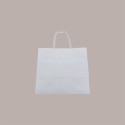 Borsa Carta Bianca Shopper Base Larga Gelateria 28+17x26 200 Pezzi [c5548147]