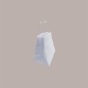 Borsa Carta Bianca Shopper Base Larga Gelateria 28+17x26 200 Pezzi [1c72c24a]