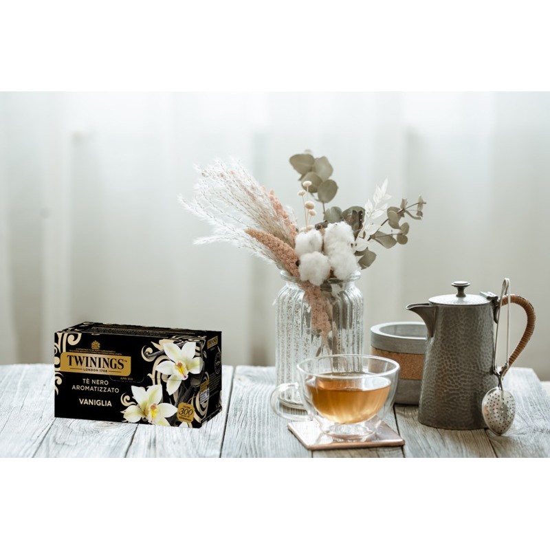 Filtri Bustine Tè Nero Aromatizzato alla Vaniglia TWININGS 20 Filtri [437bae71]
