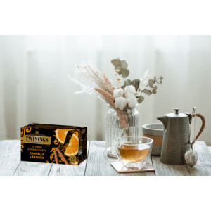 Filtri Bustine Tè Nero Aromatizzato Cannella e Arancia TWININGS 20 Filtri
