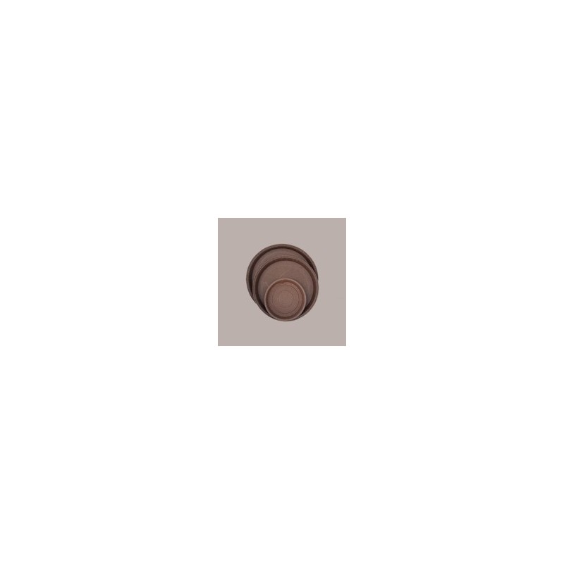 Stampo Forma Cottura Rotonda Dm260H23mm in Carta Preformata Marrone Usa e Getta Ecos 10 pezzi [b79c1271]